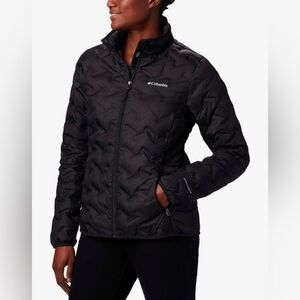 Columbia Women's Delta Ridge Down Jacket WK0259-010 Size Medium With Zip Pockets